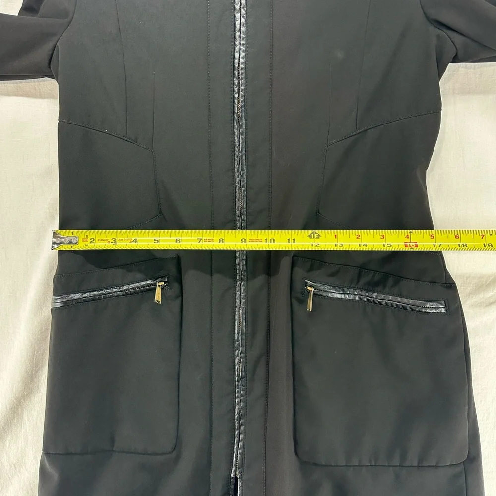 Michael Kors Black Winter Jacket Mid Length Zip Closure and‎ Pockets Women’s S